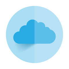 This image is a vector illustration representing a cloud