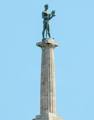 Fototapeta na wymiar Pomnik Zwycięstwa - symbol Belgrad - Serbia