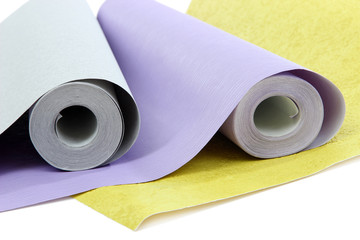 Wallpapers isolated on white