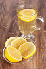 Hot lemon tea