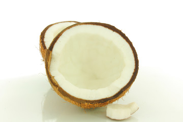 cut coconut