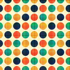 seamless abstract polka dots pattern - 56801055