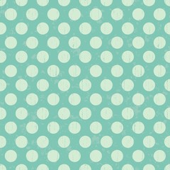 seamless retro grunge polka dots background