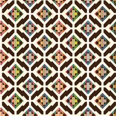 seamless abstract ethnic geometric pattern