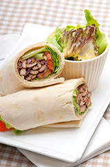 kafta shawarma chicken pita wrap roll sandwich