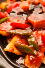 Pork with Pineapple Deep Fried in Sour-Sweet Sauce