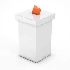 white vote box