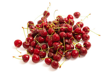 Heap of sweet cherry