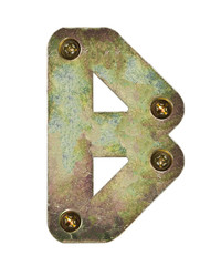 Metal letter