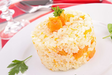 pumpkin risotto