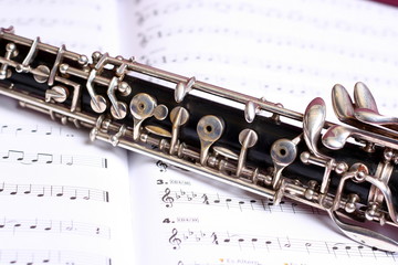 Oboe und Noten