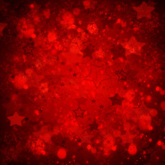 red stars background