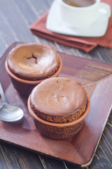 chocolate souffle