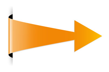 The orange arrow