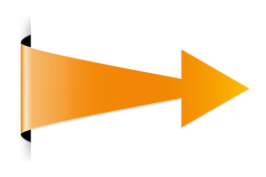 The orange arrow