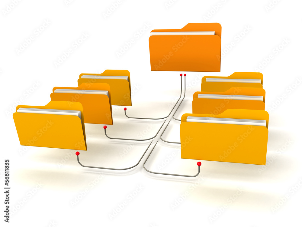 Poster folders network structure