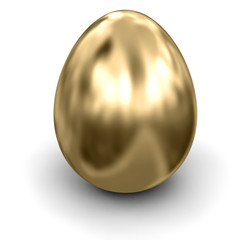 Golden Egg (clipping path included)