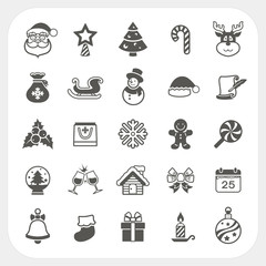 Christmas and Winter icons set