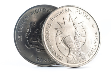 Tunku Abdul Rahman Putra $1 Malaysia Coin.