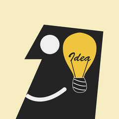 Idea in head