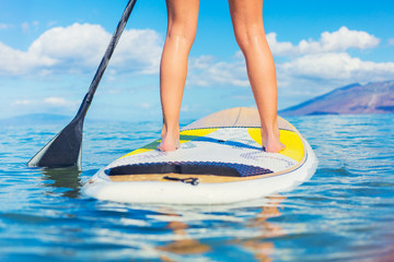 Stand Up Paddle Surfing In Hawaii