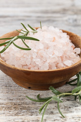 Pink himalayan salt