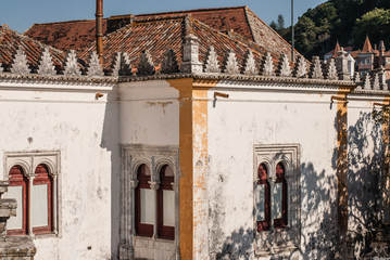 Fototapeta na wymiar The national palace of Sintra