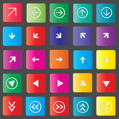 Icon set vector illustration collection