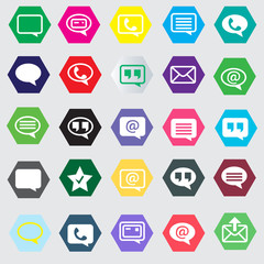 Icon set vector illustration collection