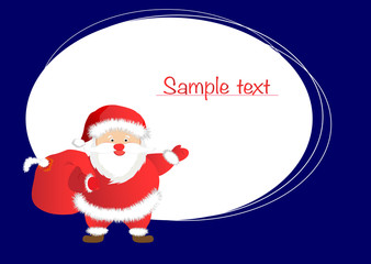 Greeting Christmas and New Year card