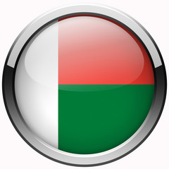 madagascar flag gel metal button