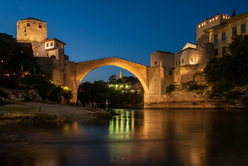 Fototapeta na wymiar Stary Most w Mostarze, Bośnia i Hercegowina