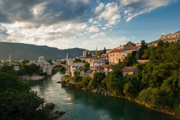 Fototapeta premium The Old Bridge in Mostar, Bosnia and Herzegovina