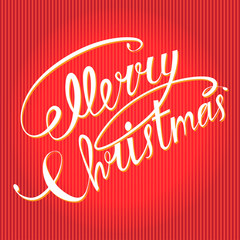 unique Merry christmas text