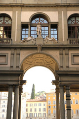 Piazzale degli Uffizi in Florenz