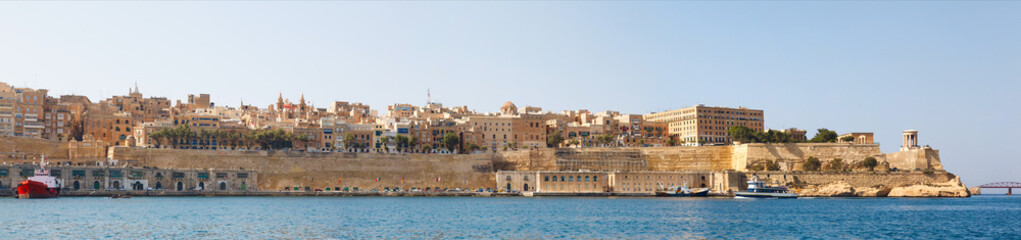 Fototapeta premium panorama of Valletta Malta 2013