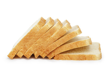seven slices  of toast bread