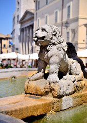 Fountain of the Three Lions, Assisi
