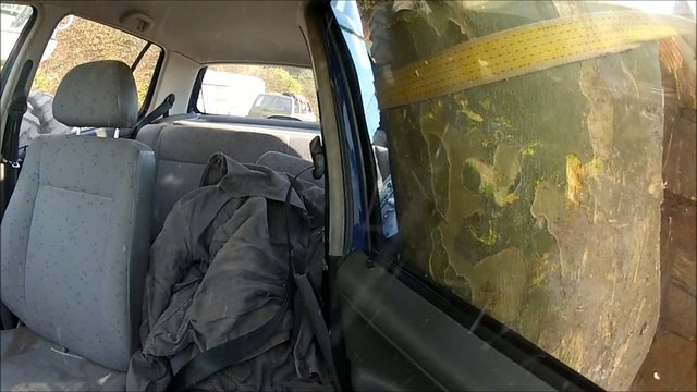 Zeitlupe Unfall mit Baum Anprallsituation