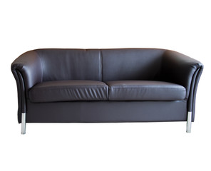 Modern leather sofa
