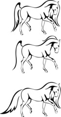 stylized horse