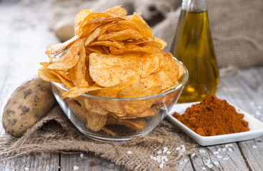 Potato Chips with fresh ingredients