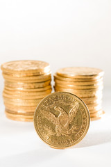 Five Dollars gold coins
