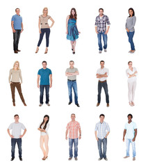 Group Of People Dressed In Casual