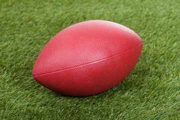 Rugby Ball On Field