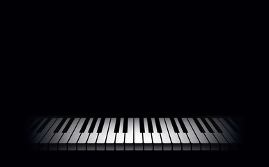 Piano background. Vector illustration. © SLdesign