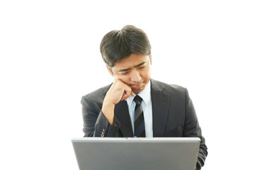 疲れたビジネスマン