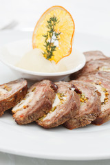 Rolled meat