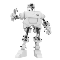 freigestellter humanoider Roboter
