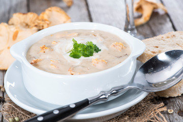 Homemade Chanterelle Soup